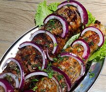 Свиная вырезка в жировой сетке