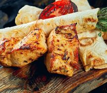 Индюшиное филе на мангале