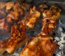 Шашлык из свиных ребер