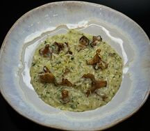 Ризотто с лисичками