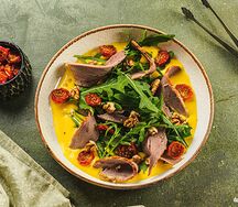 Салат с тыквой и руколой