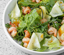 Салат с креветками