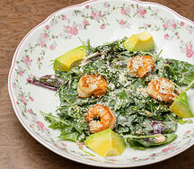 Салат с креветкой