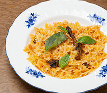 Паста с грибным рагу