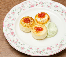 Сырники с томатным джемом