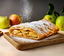 Штрудель с яблоками 