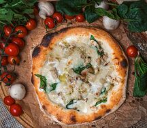 Пицца Цыпленок с ананасом (chicken with pineapple)