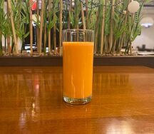 Фреш морковный со сливками