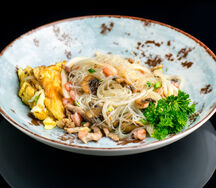 Лапша рисовая жаренная