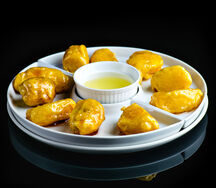 Ассорти фруктов в карамели