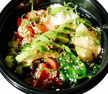 Поке с лососем