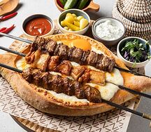 Шашлыки на хачапури