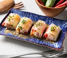 Спринг-ролл с крабом