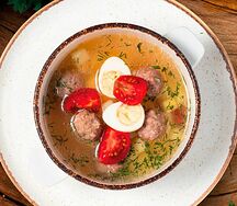 Супчик с фрикадельками