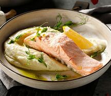 Лосось на пару