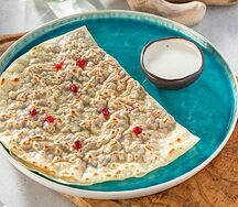 Кутаб с миксом из телятины и баранины