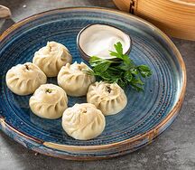 Мини-манты с телятиной