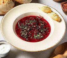 Борщ с фасолью