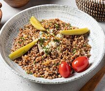 Каша гречневая с грибами