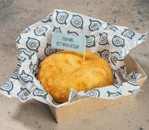 Пончик с ветчиной и сыром