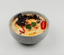 Том кха с тигровыми креветками  