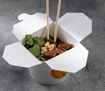 Супер-вок от шефа с нежной говядиной и древесными грибами