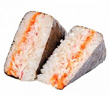 Онигири с крабом и креветкой