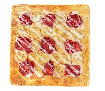 Сладкая пицца Клубника банан