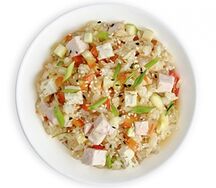 Тяхан с курицей 