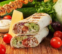 С креветками на гриле Мах