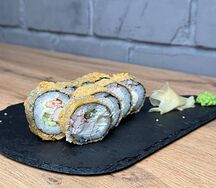 Жареный с креветками