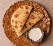 Кыстыбый с картофелем