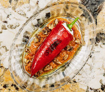 Запеченный перец с фетой