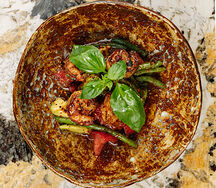 Салат с креветками