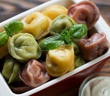 Пельмени детские цветные