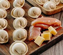 Пельмени из курицы с пармезаном (2)