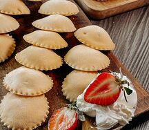 Равиоли с клубникой (2)