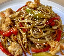 Вок с вырезкой