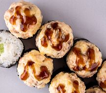 Запеченный с лососем