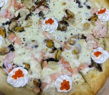 Пицца с морепродуктами