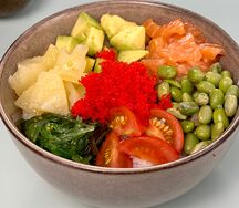 Поке с лососем