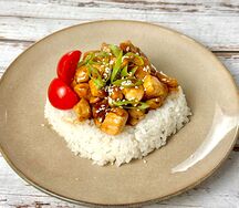 Курица терияки с рисом