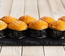 Фудзияма - запеченный с мидиями