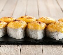 Ойши запеченный с окунем