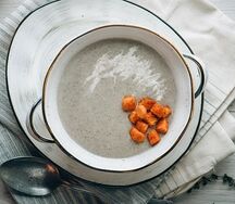 Крем-суп из шампиньонов