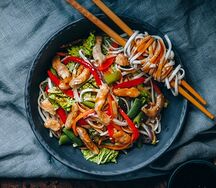 11 лапша Удон с курицей