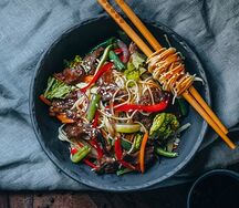 1 с двойной говядиной