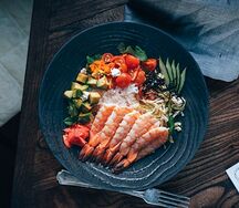 Поке с креветками