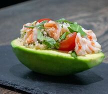 Лодочка с креветкой