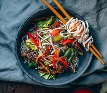 3 лапша Удон с говядиной